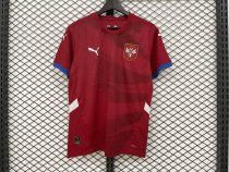 24/25 Serbia Home Soccer Jersey Fans Version