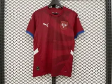 24/25 Serbia Home Soccer Jersey Fans Version