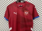 24/25 Serbia Home Soccer Jersey Fans Version