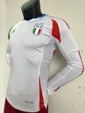 24/25 Italy Away Soccer Jersey Long Sleeve Player Version  1:1 Quality