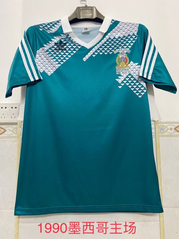 1990 Mexico Home Retro Jersey Fans Version