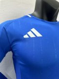 24/25 Italy Home Soccer Jersey Long Sleeve Player Version  1:1 Quality