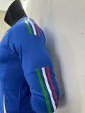 24/25 Italy Home Soccer Jersey Long Sleeve Player Version  1:1 Quality