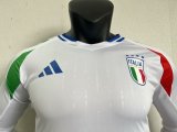 24/25 Italy Away Soccer Jersey Long Sleeve Player Version  1:1 Quality