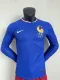 23/24 France Home Soccer Jersey Long Sleeve Player Version  1:1 Quality
