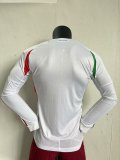 24/25 Italy Away Soccer Jersey Long Sleeve Player Version  1:1 Quality