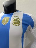 24/25 Argentina Home Jersey Long Sleeve Player Version 1:1 Quaility