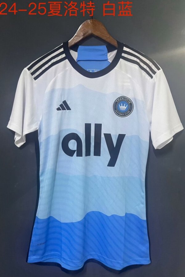 24/25 Charlotte Home Blue Fans Version Soccer Jersey