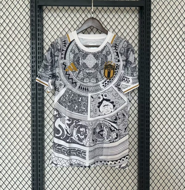 2024 Italy Special White Soccer Jersey Fans Version
