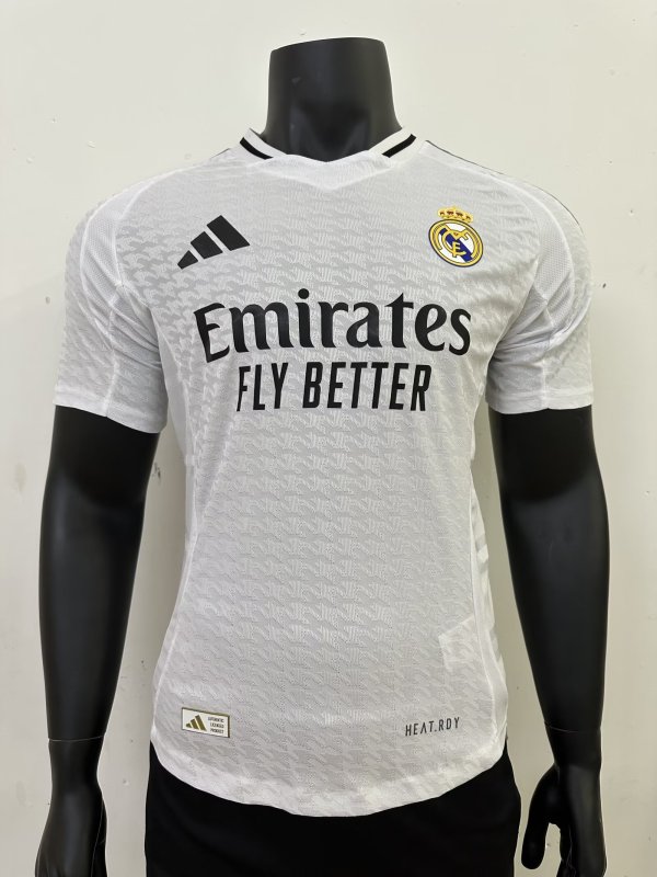 24/25 Real Madrid Home Jersey Player Version 1:1 Quality