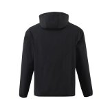 2024 Arsenal Black Windbreaker Jacket Thai Quality