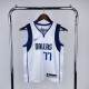 2024 NBA Dallas Mavericks White #77 DONCIC Jersey High Quality Name and Number Print