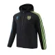 2024 Arsenal Black Windbreaker Jacket Thai Quality