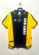 00/01 Ajax Away Yellow Retro Jersey