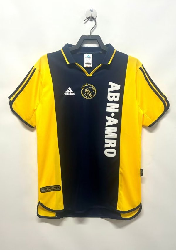 00/01 Ajax Away Yellow Retro Jersey