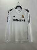 05/06 Real Madrid Home Retro Jersey Long Sleeve