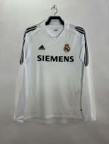 05/06 Real Madrid Home Retro Jersey Long Sleeve