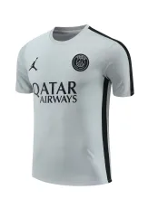23/24 PSG Training Jersey Grey Color Fans Version