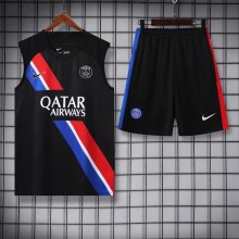 23/24 PSG Black Training Vest Training suit