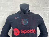 24/25 Barcelona Away Jersey Long Sleeve Player Version  1:1 Quality