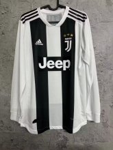 18/19 Juventus Home Retro Jersey Long Sleeve Player Version 1:1 Quality