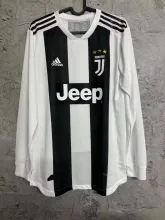 18/19 Juventus Home Retro Jersey Long Sleeve Player Version 1:1 Quality
