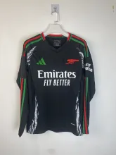 24/25 Arsenal Away Jersey Fans Version Long Sleeve