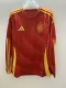 24/25 Spain Home Soccer Jersey Long Sleeve Fans Version  1:1 Quality
