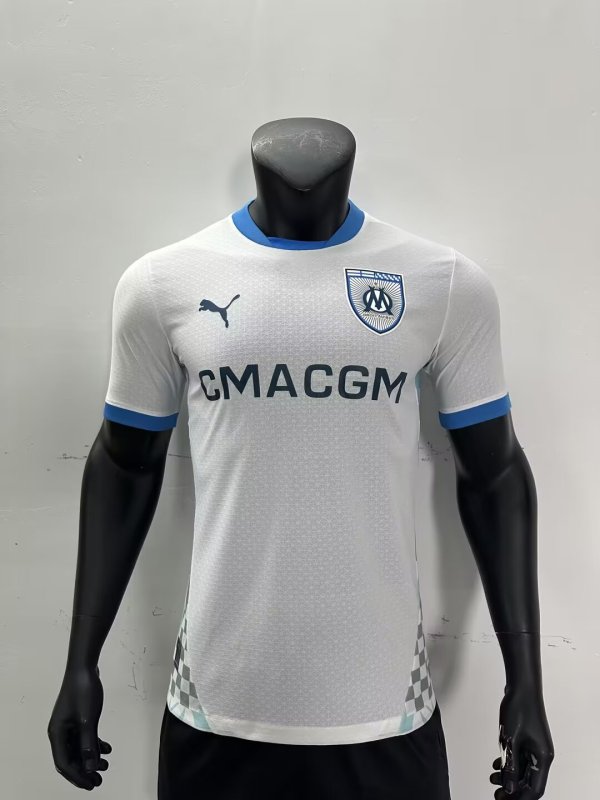 24/25 Marseille Home Jersey Player Version 1:1 Quality  (chaoshen)
