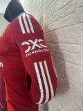 24/25 Man United Home Jersey Long Sleeve Player Version 1:1 Quality