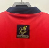 1996 Spain Home Fans Version Retro Jersey