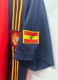 1996 Spain Home Fans Version Retro Jersey