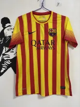 13-14 Barcelona Away  Retro Jersey