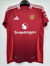 24/25 Man United Home Jersey Player Version 1:1 Quality