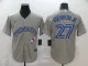 Toronto Grey Jays Vladimir GUERRERO JR. #27 Light Blue Baseball Jersey
