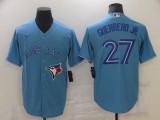 Toronto Blue Jays Vladimir GUERRERO JR. #27 Light Blue Baseball Jersey