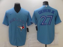 Toronto Blue Jays Vladimir GUERRERO JR. #27 Light Blue Baseball Jersey