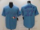 Toronto Blue Jays Vladimir GUERRERO JR. #27 Light Blue Baseball Jersey