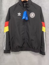 2024 Germany Black Windbreaker Jacket Thai Quality