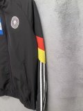 2024 Germany Black Windbreaker Jacket Thai Quality
