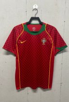 2004 Portugal Home  Retro Jersey