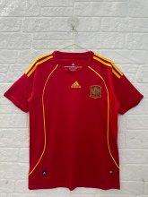 2008 Spain Home Fans Version Retro Jersey