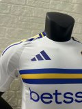 24-25 Boca Away Jersey Plaver Version With Sponsors Soccer Jersey 2016