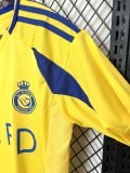 24/25Al Nassr Home Soccer Jersey Final Version 1:1 Quality