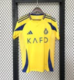 24/25Al Nassr Home Soccer Jersey Final Version 1:1 Quality