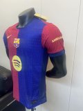 24/25 Barcelona Home Jersey Player Version  1:1 Quality New Sponsors