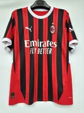 24/25 AC Milan Home Jersey Fans Version  1:1 Quality