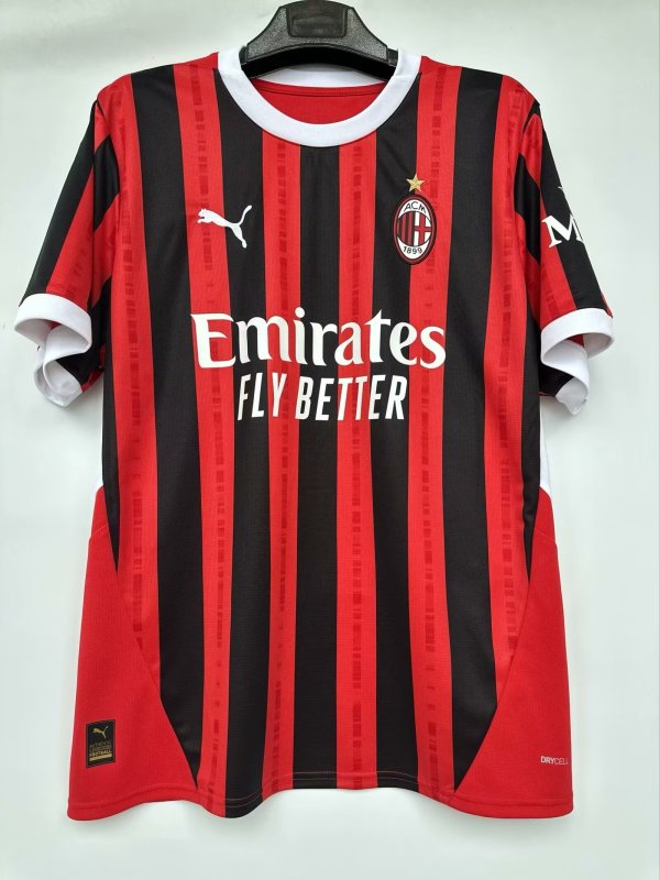 24/25 AC Milan Home Jersey Fans Version  1:1 Quality