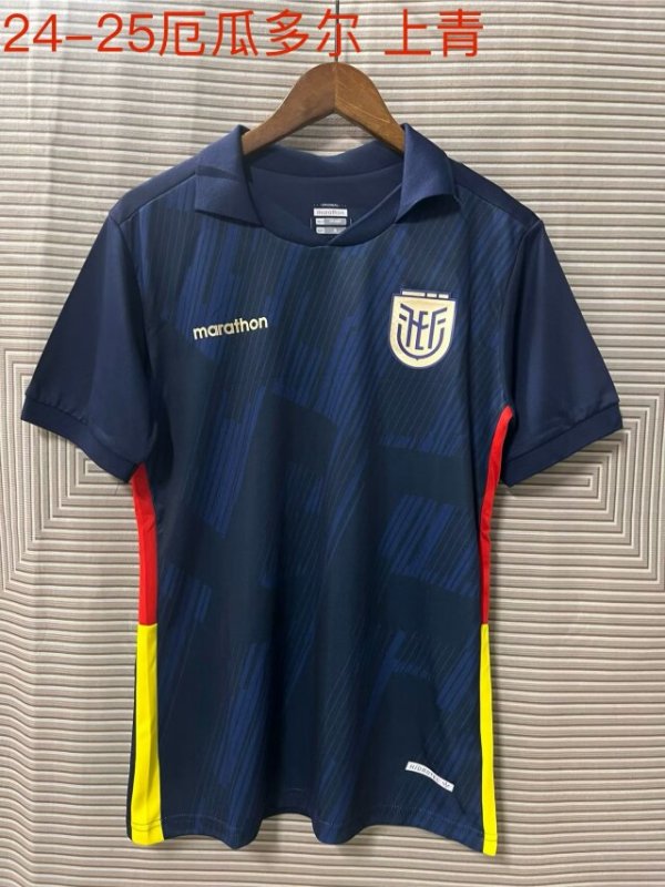 24/25 Ecuador Blue Jersey Fans Version
