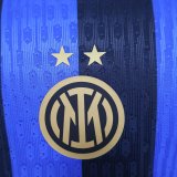 24/25 Inter Milan Home With Sponsors Jersey Player Version  1:1 Quality